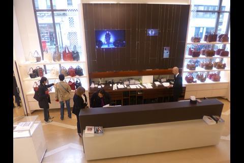 Longchamp ground floor cash desk, Regent Street